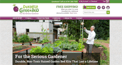 Desktop Screenshot of durablegreenbed.com